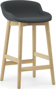 604439 Барный стул , 65 см, полная обивка, дуб / Yoredale Normann Copenhagen Hyg