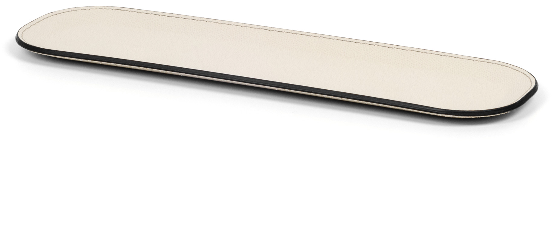 Victor Поднос для мелочей - 11x29 см / плетеная кожа_серо-коричневый