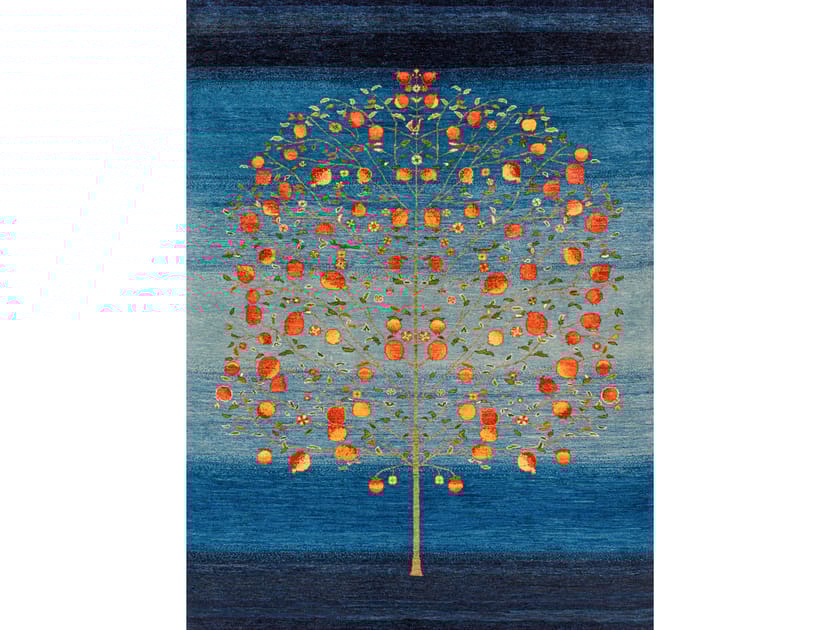 Прямоугольный шерстяной ковер на заказ Zollanvari Gabbehs Flora &amp ARCH-00097427