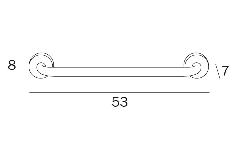 Фиксированная ручка для ванной комнаты INDA® HOTELLERIE ARCH-00115645 - Вид №4