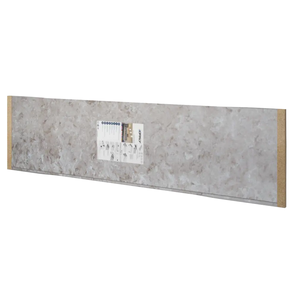 Столешница Раффиа 240x60x2 см искусственный камень цвет бежевый Santreyd STLM-2160835 - Вид №7