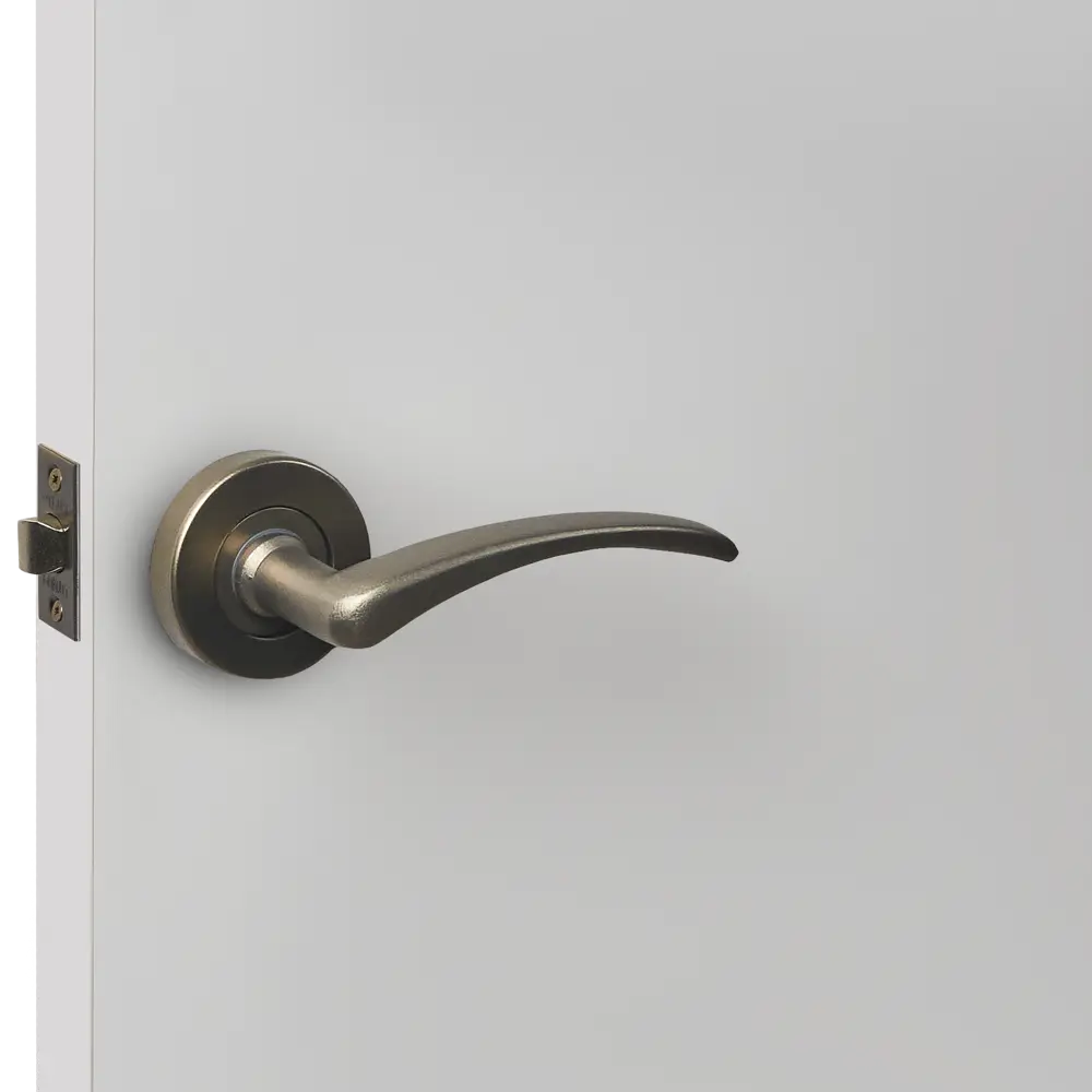 Дверные ручки Punto R.H50.015 без запирания цвет графит STLM-2127896 - Вид №4