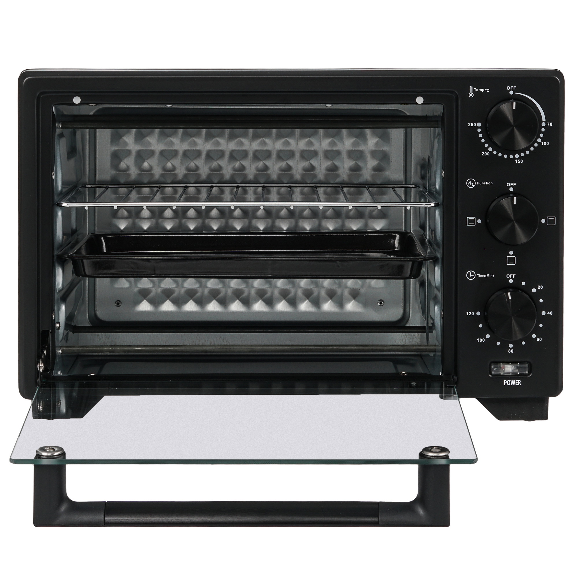 9080959 Мини-печь Kraft KFC-MO 200 HBL черный STDN-0106020 - Вид №5