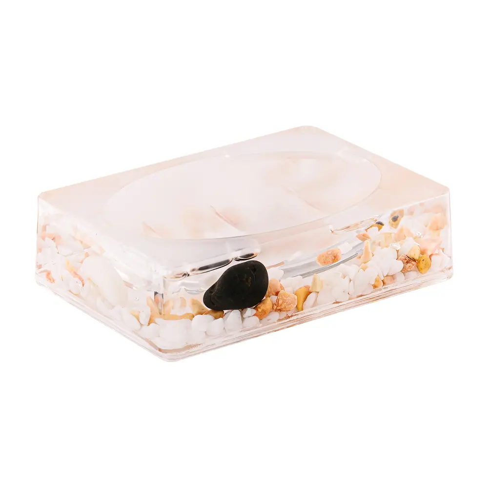 Мыльница Moroshka Verran Luna акрил цвет прозрачный STLM-2074250