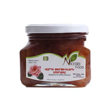 Варенье из лепестков роз Nayiri 430 г Santreyd 27939