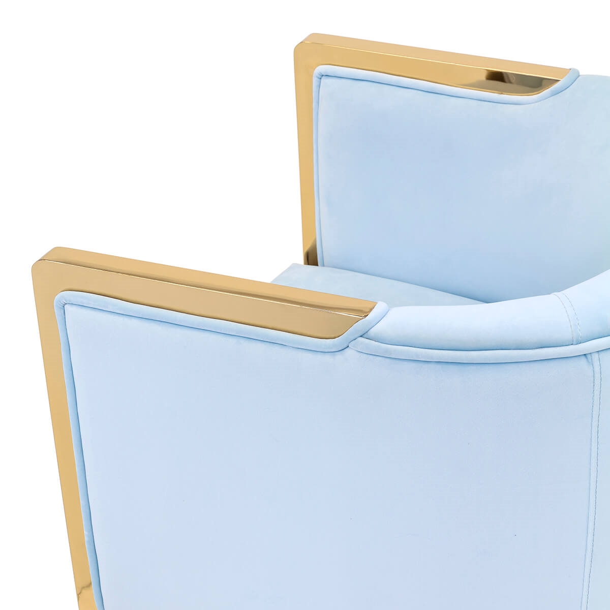 700417-18 ABHIKA СТУЛ GARDA ROUND WHITE/GOLD  - Вид №10