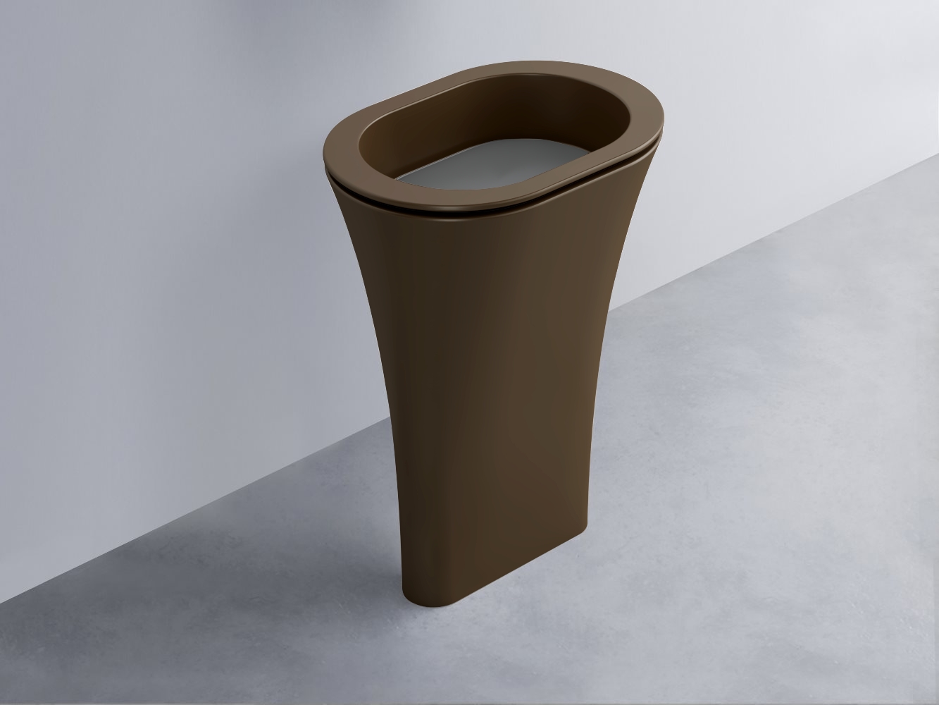 AMLA65-CA+AMPILO-CM+AMCOLO-CA Раковина Amedeo Ovale отдельностоящая cielo Enjoy + Amedeo Ceramica Cielo