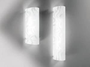 Светодиодный настенный светильник из матового стекла