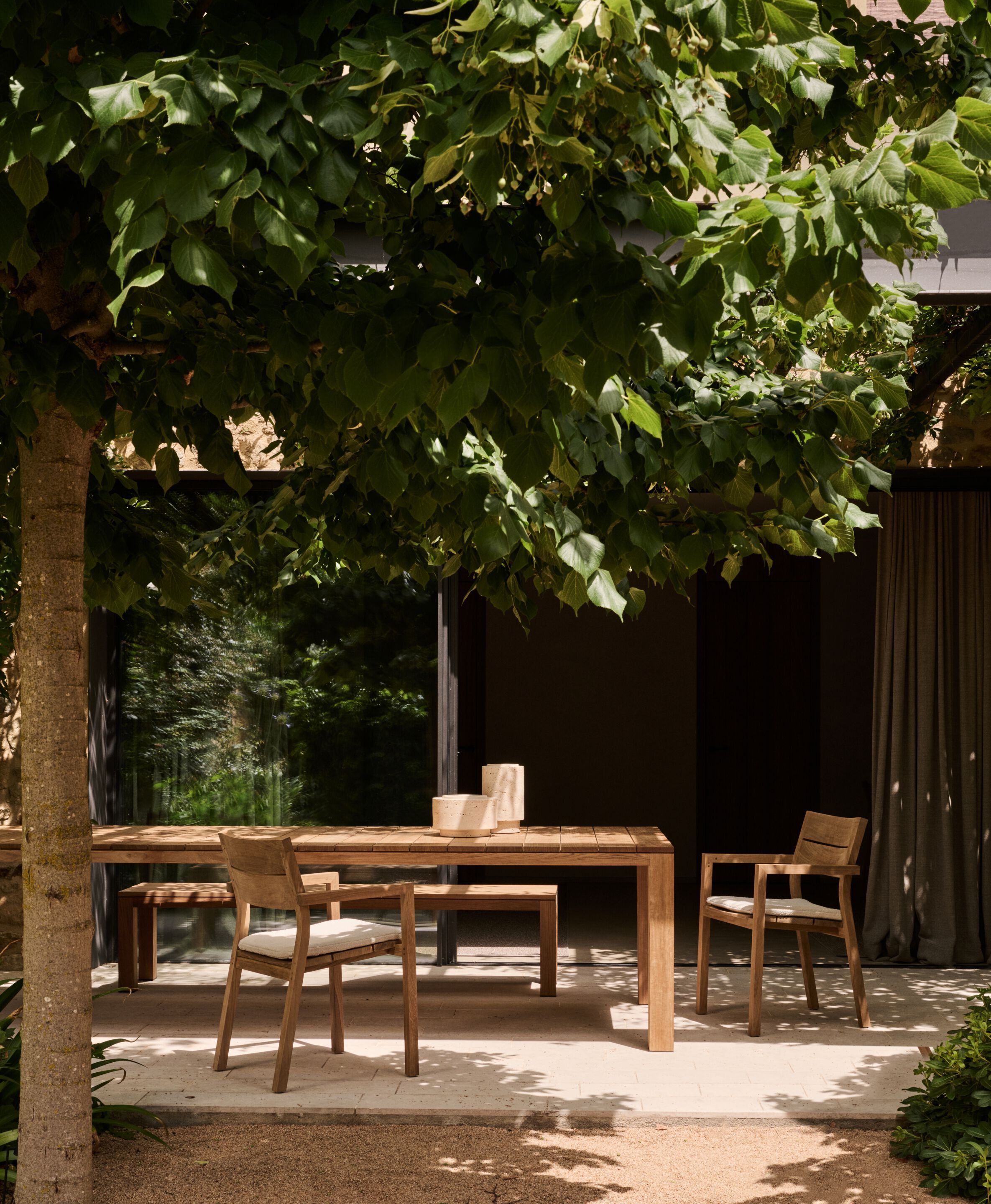 Прямоугольный обеденный стол из тикового дерева TRIBÙ Kos ARCH-00043386 - Вид №7