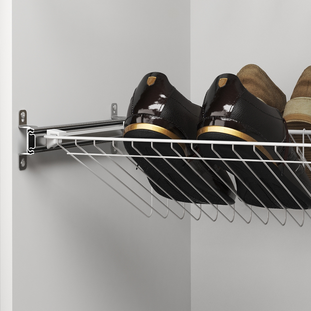 Проволочная обувница , 643х555х130 мм, белый LJPS0599 Public Steel Россия  - Вид №2