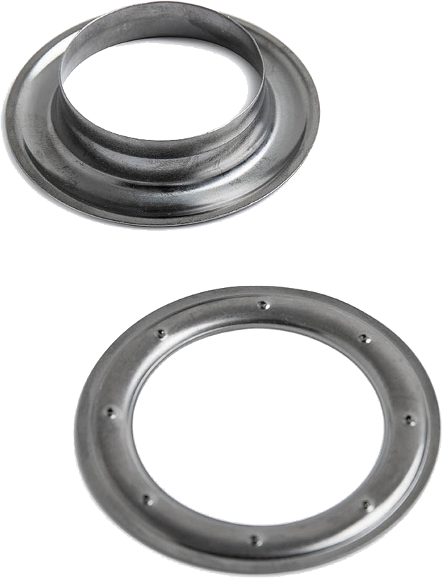 84775068 Люверс металлический 40 мм цвет серый 10 шт. STLM-0055015 Santreyd  - Вид №2