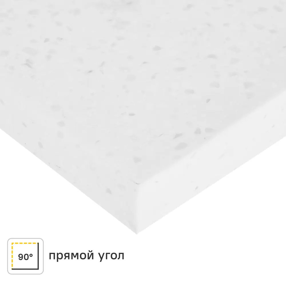 Столешница Арктик 120x80x2 см искусственный камень цвет белый Santreyd STLM-2133536