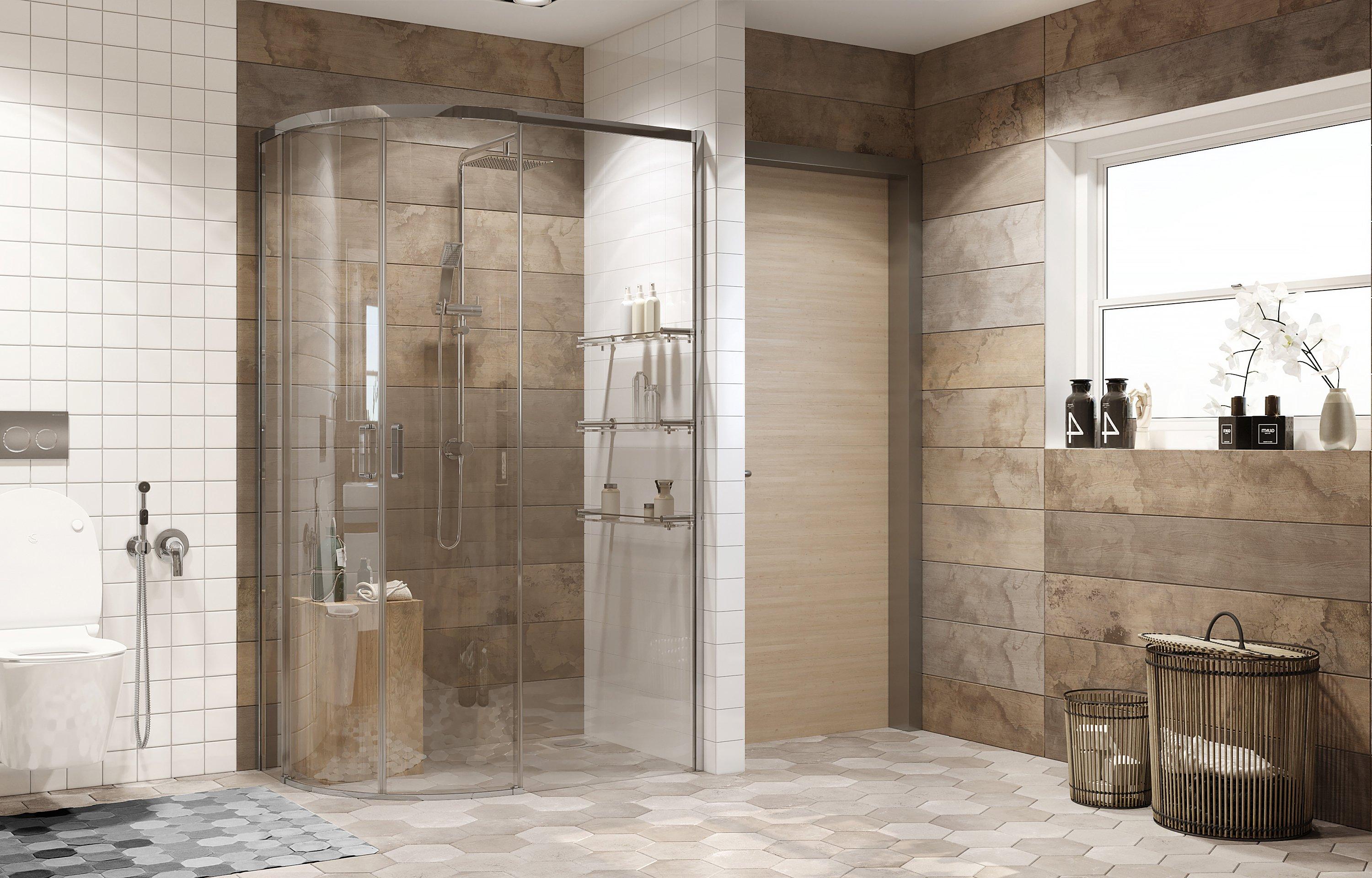 Душевое ограждение Ambassador Queen 11011103R (1200x800x2000), 2 места - Вид №1