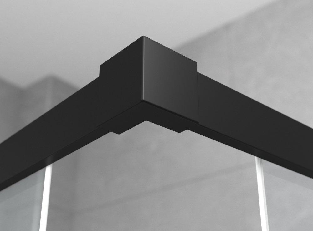 Душевое ограждение Ambassador Queen 11011204Black (1000x1000x2000), 1 место  - Вид №4