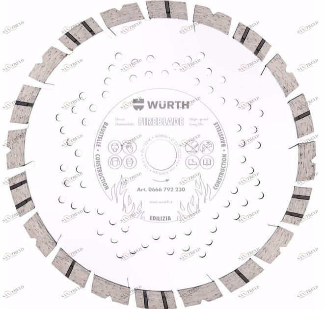 Würth Алмазный отрезной диск Dischi da taglio 0666792230