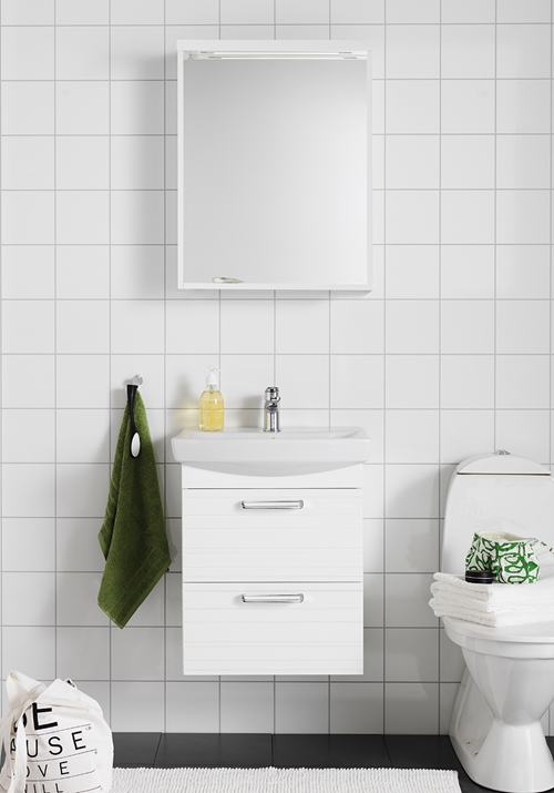 1751505 Life 500 M Передние Линии Для Умывальника И Шкафа ... Hafa  Белый  - Вид №1