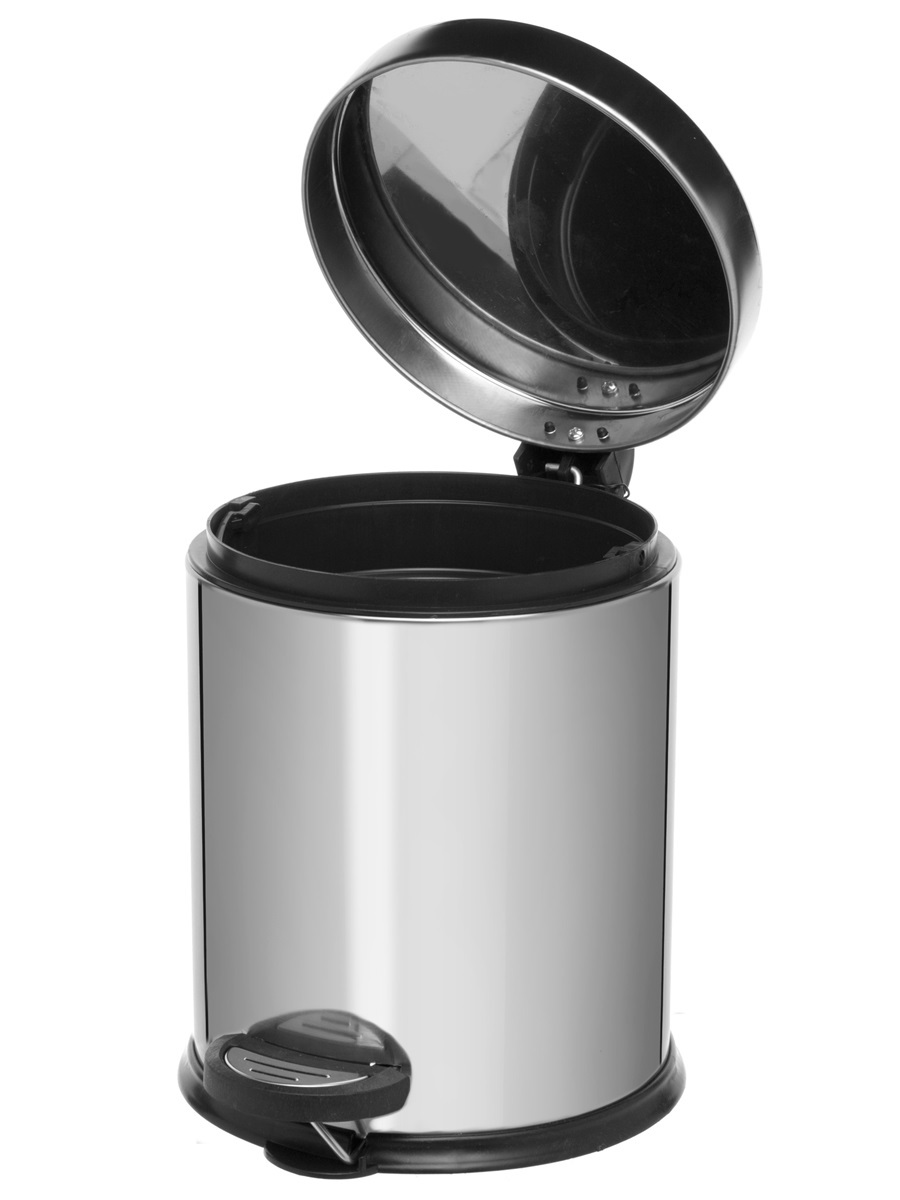 Вёдра с педалью и крышкой Cassiopea 5L Mini Chrome NAVAKO 11501 - Вид №1