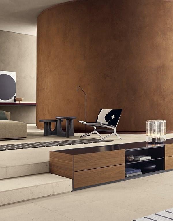 Poliform Круглый деревянный журнальный столик sun-id-1457691 - Вид №5