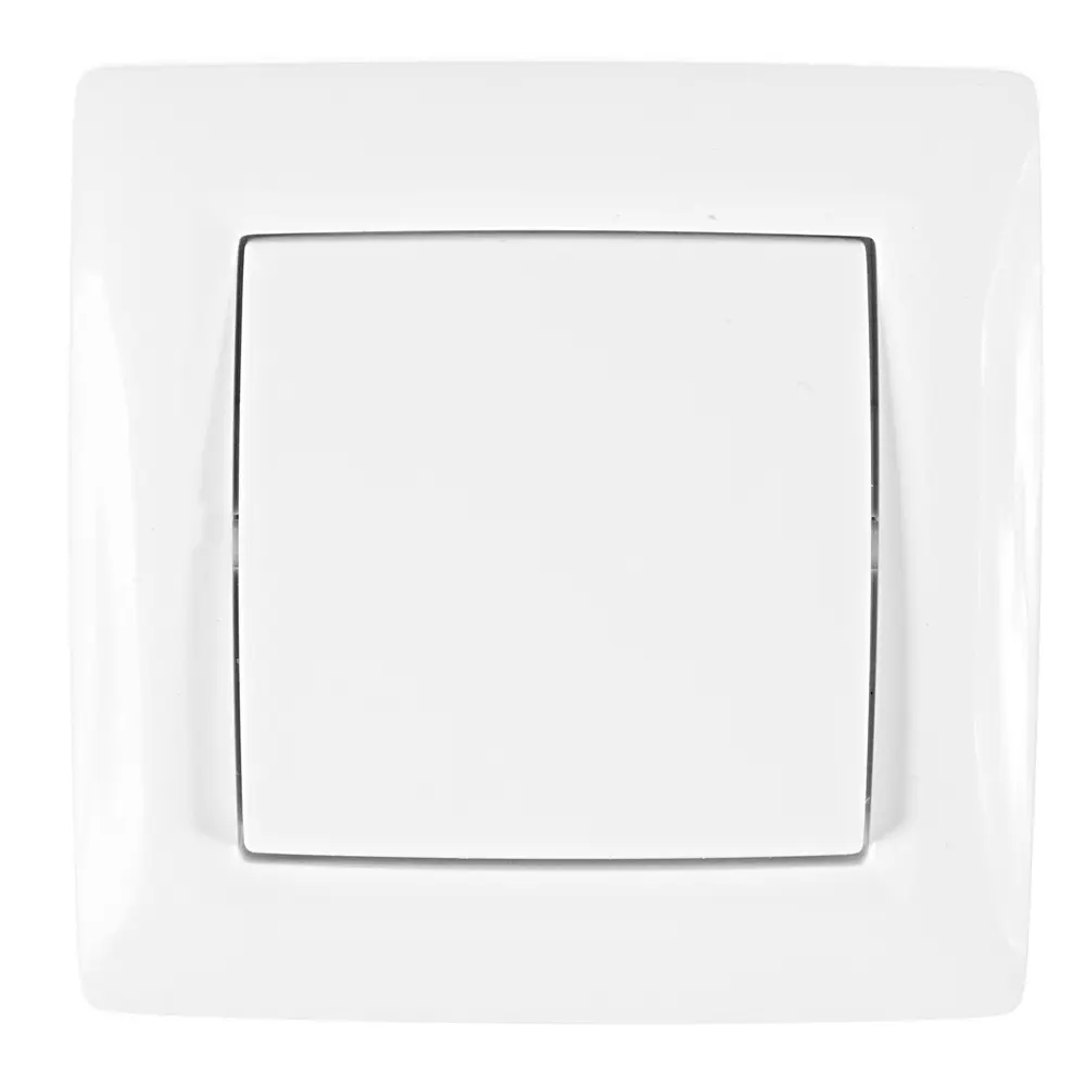 REONE Встраиваемый выключатель с одной клавишей в белом глянцевом исполнении 17823708 STLM-0008715