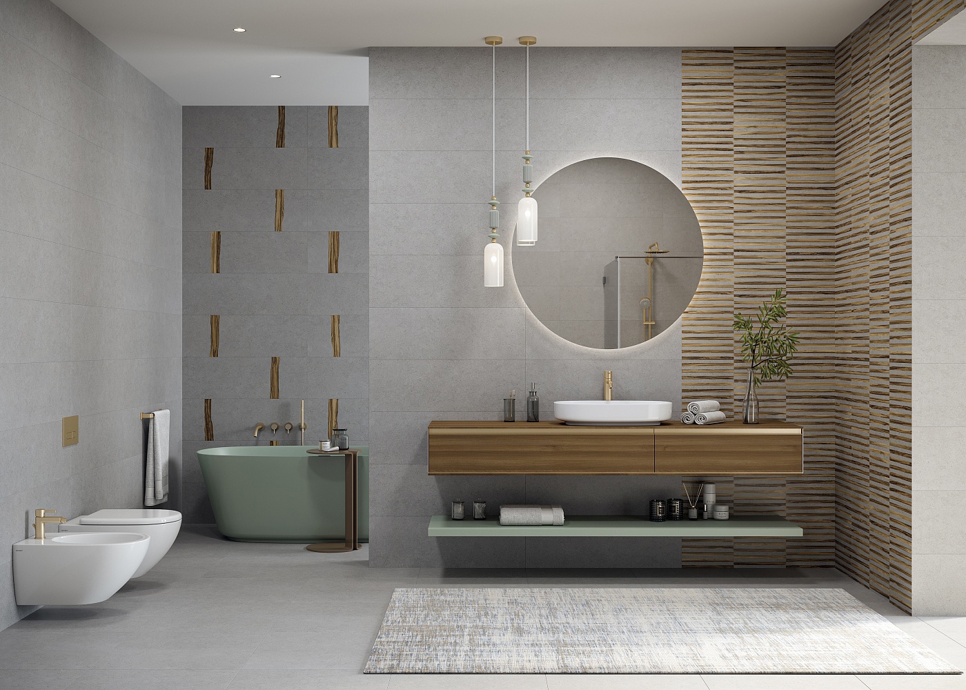 90284908 Керамическая плитка Chloe lines 30х90см, цена за упаковку STLM-0168789 CRETO