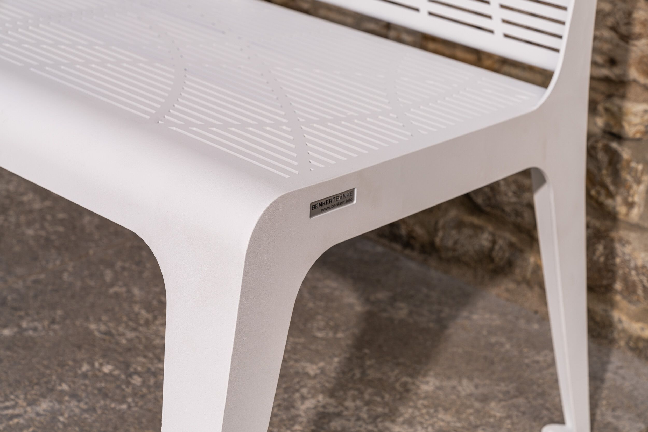 Скамья из нержавеющей стали со спинкой BENKERT BANKE Chalidor ARCH-00051592 - Вид №3
