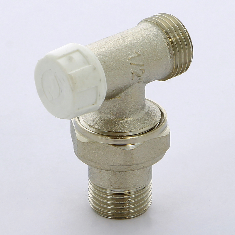 Вентиль НН угловой для радиаторов обратный с разъемным соединением ITAP 1/2" с O-ring 39712 - Вид №2