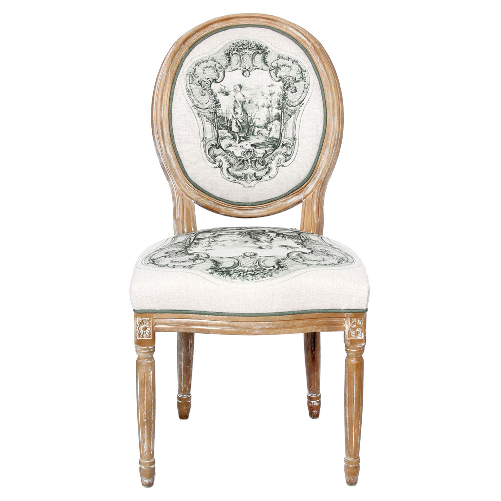 Ch211500 Стул «Туаль де Жуи», сюжет 2, антик грин Object Desire 