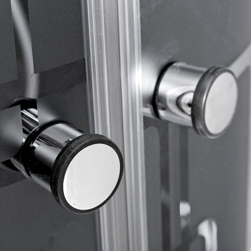 ЕМ1511 R с гм. и эл. Душевая кабина DETO Серия EM BМ4590 N LED BLACK - Вид №9