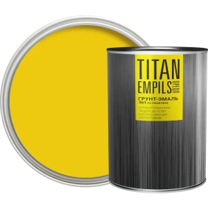 Грунт-эмаль по ржавчине Ореол Titan цвет желтый 0.9 кг