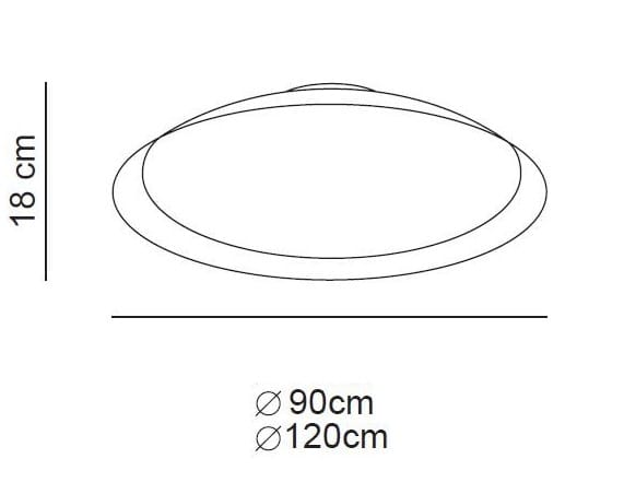 Светодиодный потолочный светильник из метакрилата Alma light ARCH-00079560 - Вид №1