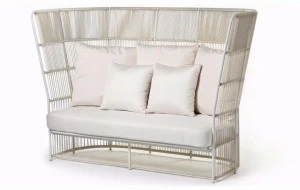 Varaschin Диван с высокой спинкой из тканого синтетического волокна Tibidabo 1248