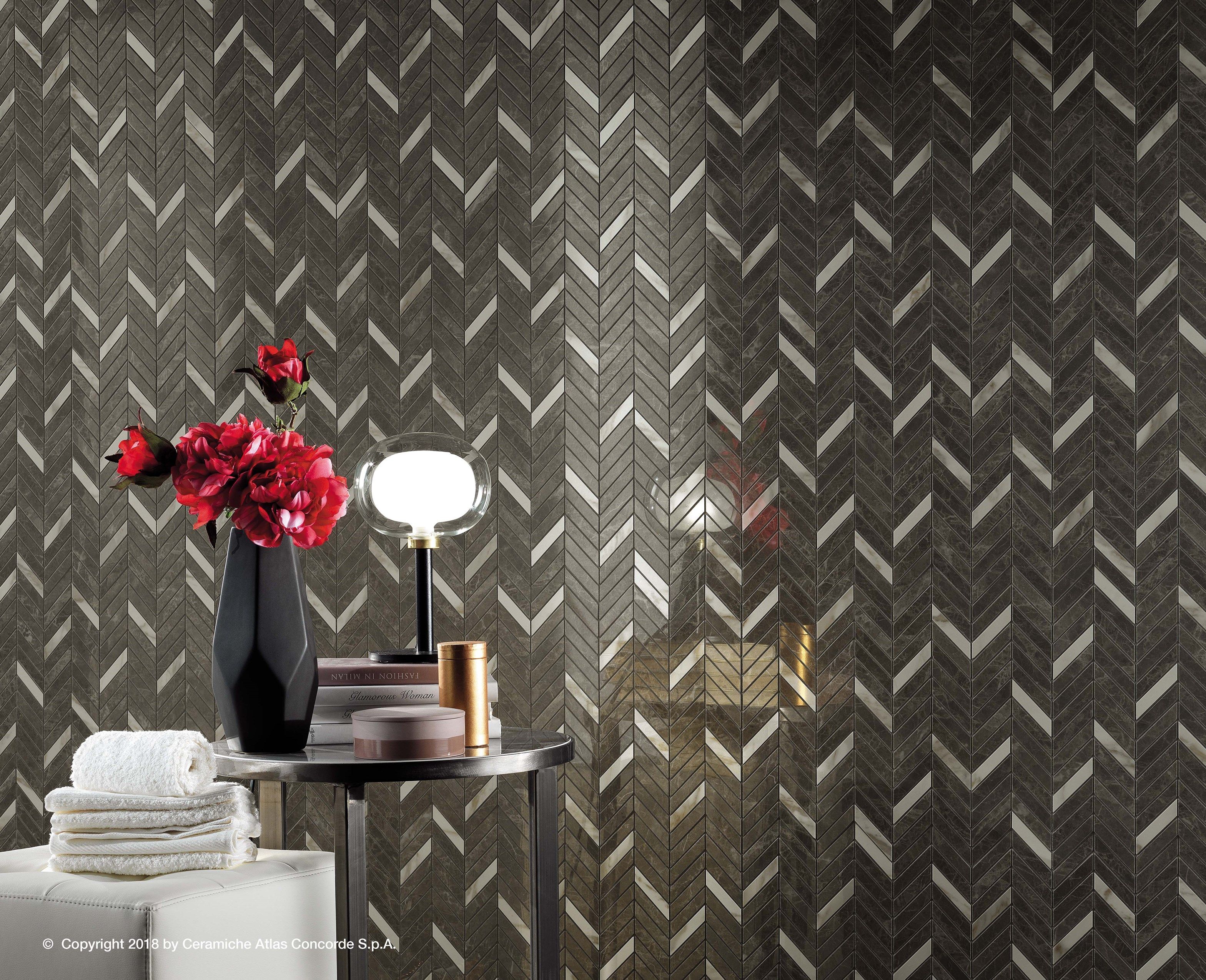 Белое керамическое покрытие с эффектом мрамора Atlas Concorde Marvel Edge ARCH-00064701 - Вид №8