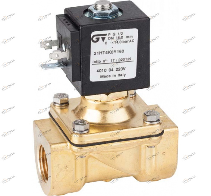 GENEBRE 4010 06 220v 2-ходовой электромагнитный клапан смешанного действия Н.З 