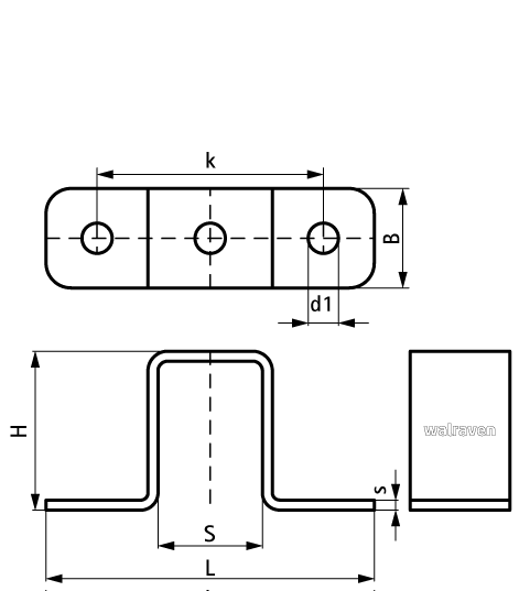 66588298 BIS Strut Седельный Соединитель (BUP1000) walraven  - Вид №1