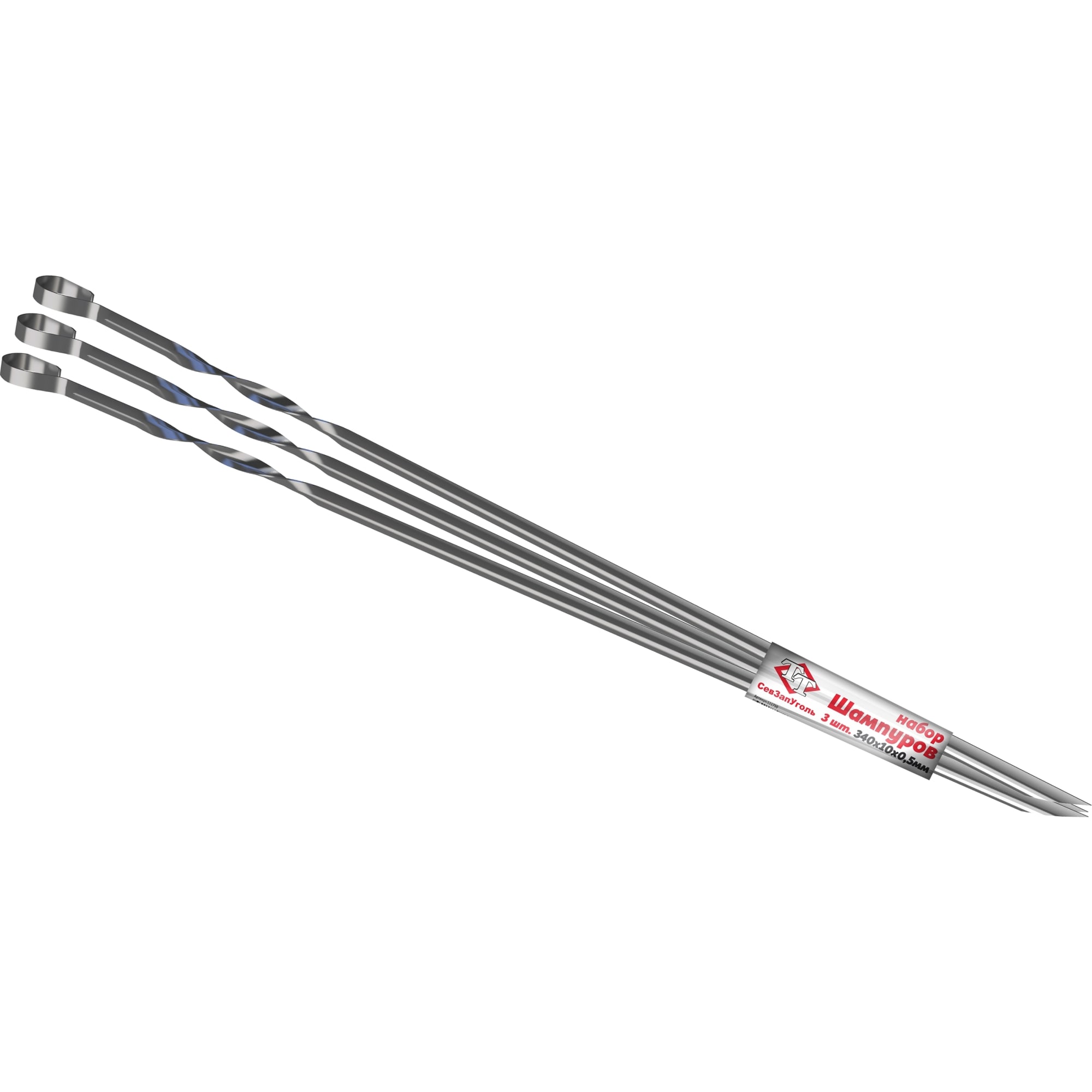 83502529 Шампур СевЗапУголь 34 см, 3 шт Santreyd 