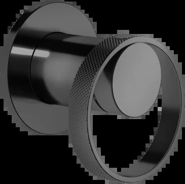 Отдельный контроль 63409 706 Gessi Anello ЧЕРНЫЙ МЕТАЛЛ PVD