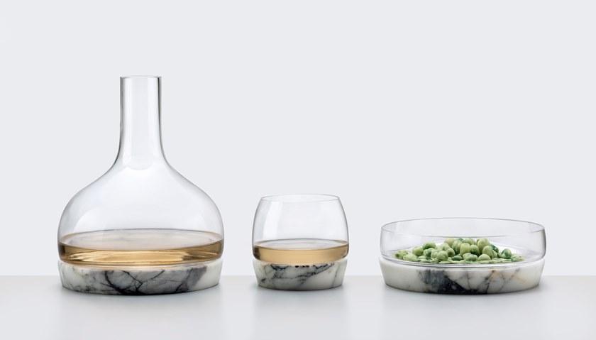 NUDE Хрустальный бокал для виски на мраморной основе Chill sun-id-1491020 - Вид №5