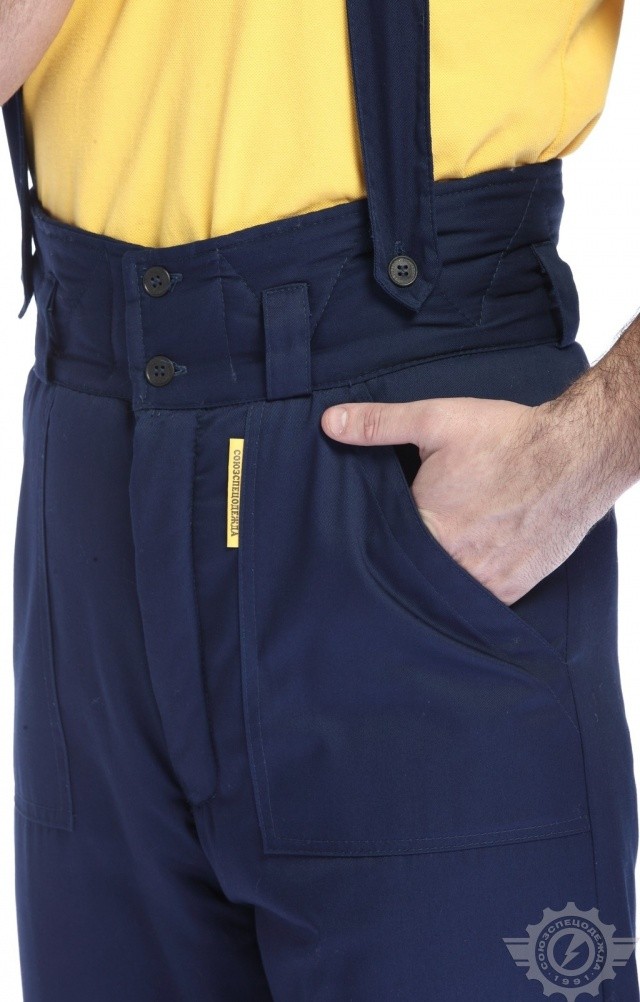65010 Брюки "Эксперт" зимние темно-синие  Зимняя спецодежда  размер 48-50/182-188  - Вид №4