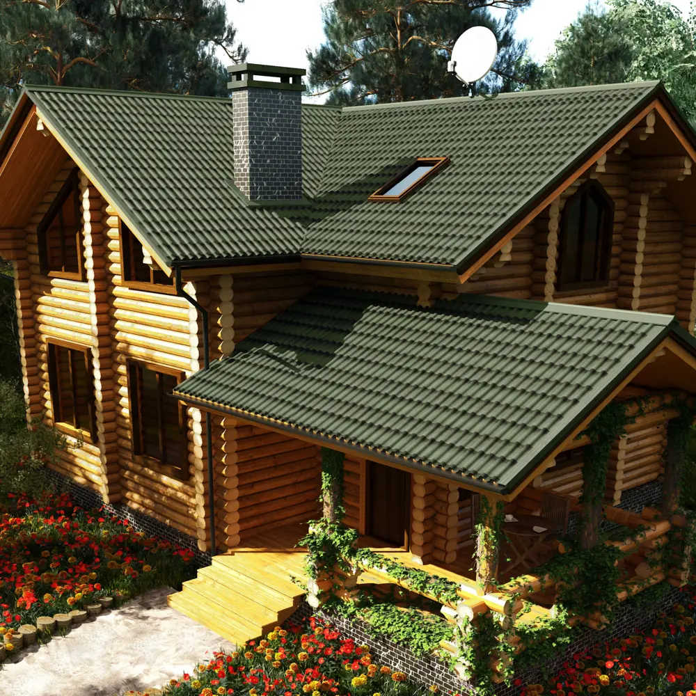 Черепица Ондулин DIY 3x820х1950 мм зеленый ONDULINE STLM-2199323 - Вид №8