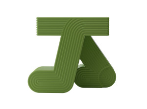 Квадратный стол из полиэтилена