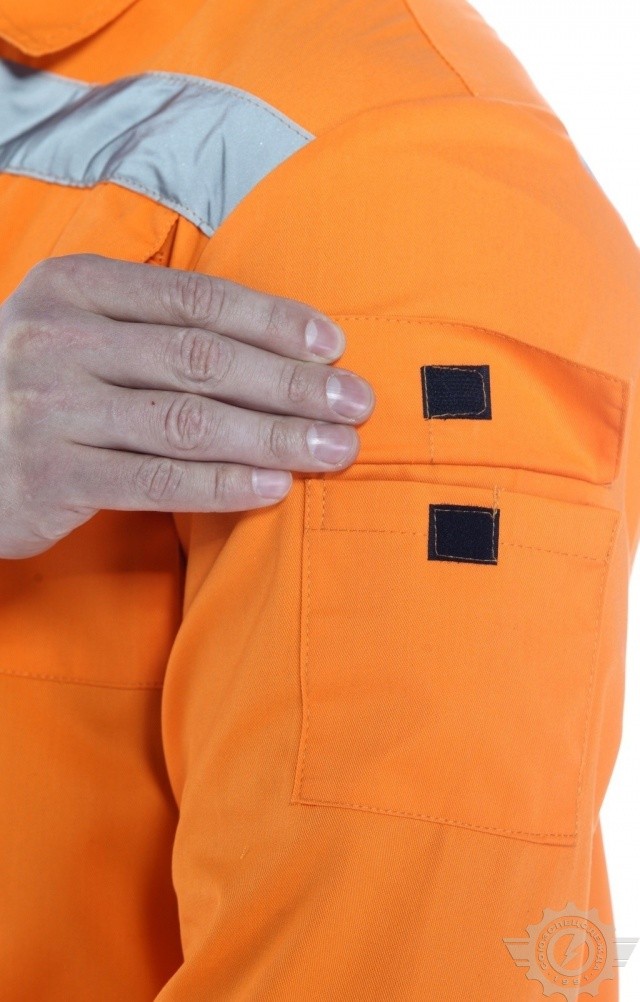 65932 Костюм "Дорожник Флюр" с СВП  Летняя спецодежда  размер 56-58/170-176  - Вид №11