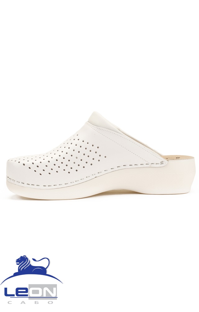 62031 Сабо "Leon LIGHT" женские белые LEON  Сабо и сланцы размер 38  - Вид №3