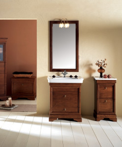 8011 Tifernoit Композиция для ванной в цвете блонд орех Bagno