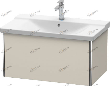 XS408109191 XSquare Тумбочка подвесная Серо-коричневый декор Duravit