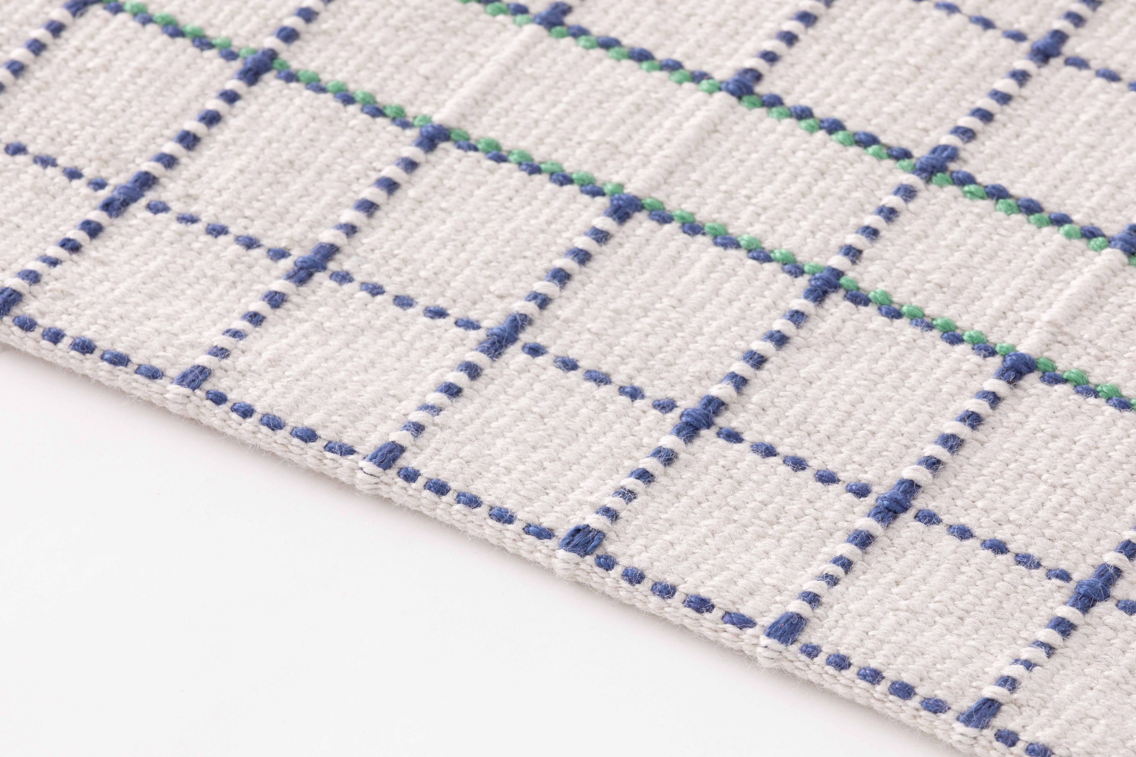 Прямоугольный ковер ручной работы из переработанного ПЭТ GAN сетки ARCH-00010601 - Вид №2