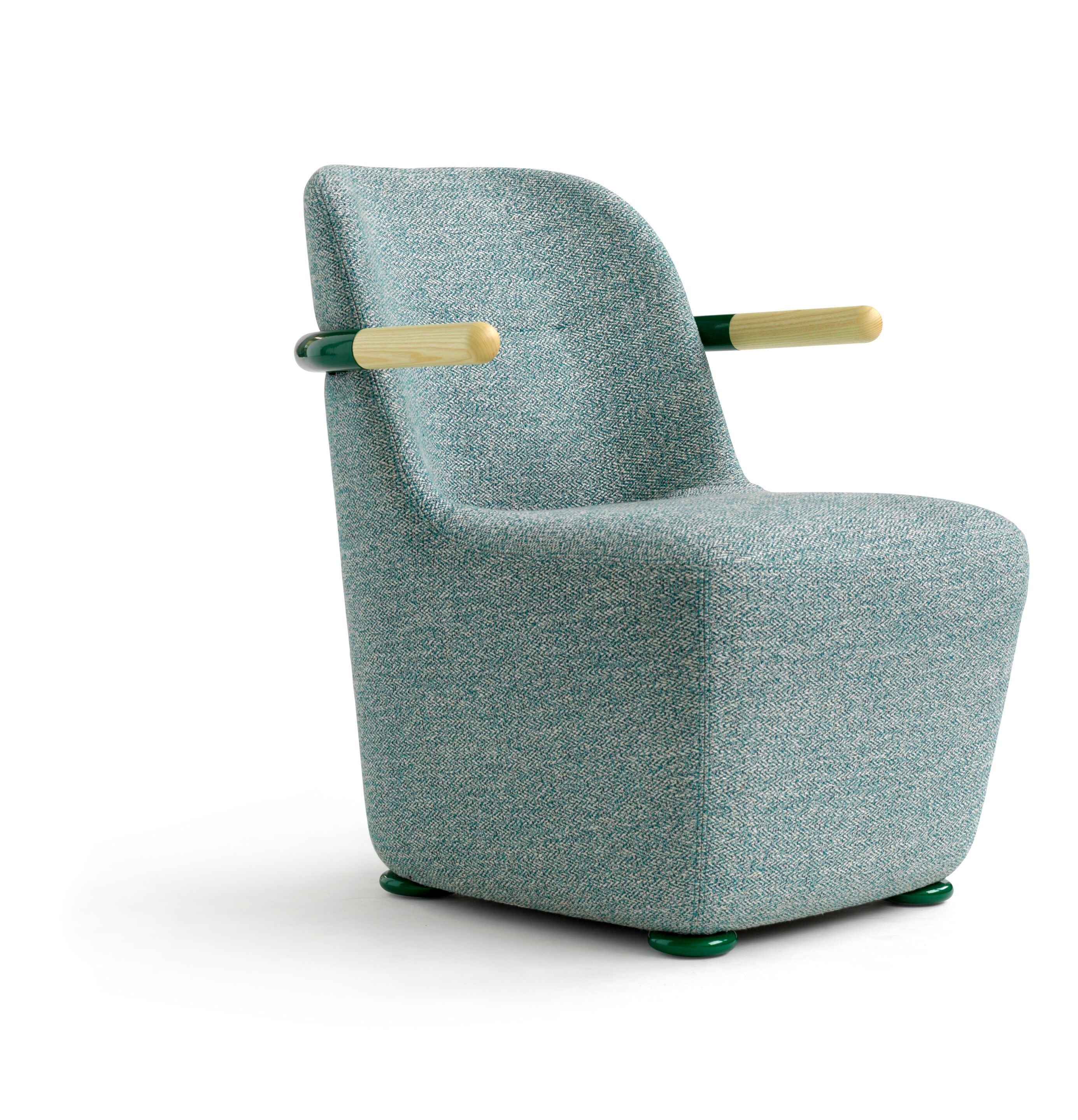 Тканевое кресло с подлокотниками Bla Station JACKSON ARCH-00009009 - Вид №2