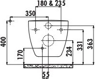 TP328.00100 Унитаз подвесной Creavit  - Вид №2