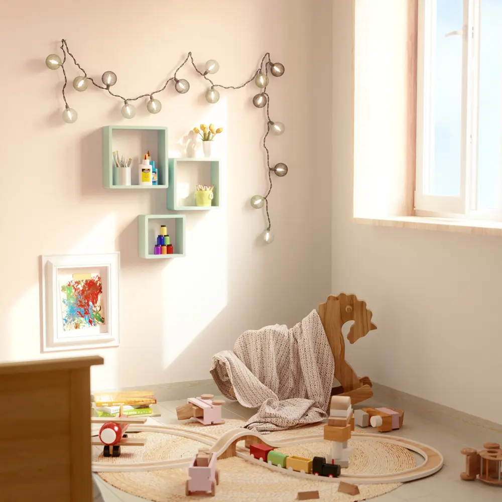 Набор полок Spaceo из эвкалипта 3 размера, зеленый 82877487 STLM-1094921 - Вид №8