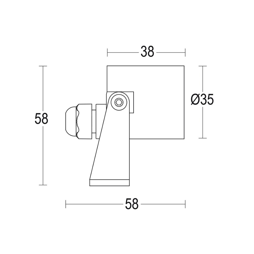 Segno Spot Strap RD Ghidini Segno Spot RD .05 Темно-Cерый (Матовый)  - Вид №1