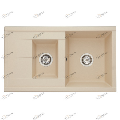 1A716232DE290 Мойка кухонная прямоугольная AQUATON ДЕЛИЯ